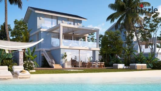Fully finished lagoon-view chalet for sale in Cresta North Coast by Mountain View in Sidi Abdel Rahman