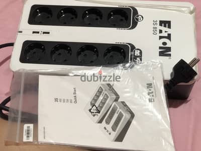 جهاز UPS Eaton 3S 850 ذكي لحماية الأجهزة والراوتر بحالة الزيرو