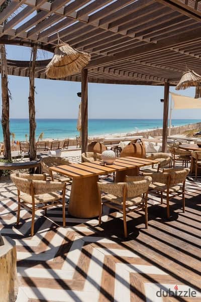 fully finished chalet for sale in El Masyaf with Prime Location in Ras El Hekma, North Coast