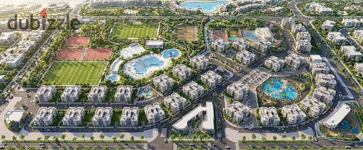 A unique opportunity to own a 89-meter chalet for sale in Palmira Alamein | Two bedrooms | No down payment and installments up to 8 years