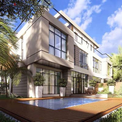 فيلا في Compound Saada في قلب التجمع بتصميمات عصرية على طريق السويس وبعد دقايق من الاماكن والمناطق الحيوية