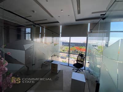 Finished Office at Leven Square 100m for Rent -New Cairo