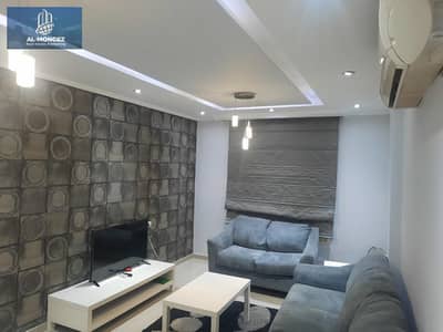 Furnished apartment for rent, 90 sqm, modern furniture and finishes, great location in Rehab City, First Settlement, New Cairo