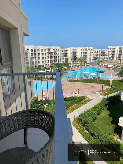 شاليه متشطب بالكامل بفيو حمام سباحة وافضل لوكيشن للبيع في مراسي اعمار الساحل الشمالي Marassi Emaar North Coast