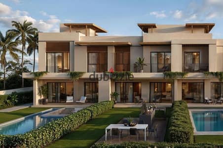 تاون هاوس متشطب بفيو واسع فى إيست فيل بجانب ميفيدا جاردنز والمستقبل East Vale Sodic
