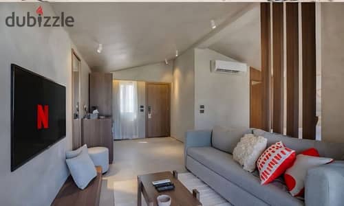 Fully Finished Chalet with garden for Sale in LYV Ras El Hekma Next to Mountain View