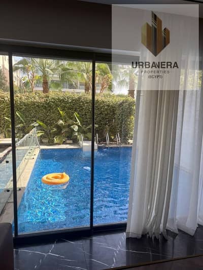 For Sale – Ground Floor Apartment with Private Garden & Pool | Lake View Residence 1 – New Cairo