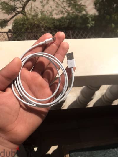 Original iPhone Cable USB to lighting _ وصلة شاحن ايفون اصلية خلع Original iPhone Cable USB to lighting _ وصلة شاحن ايفون اصلية خلع