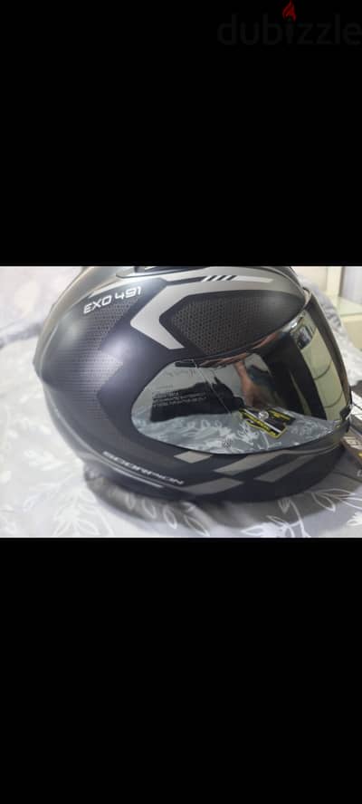 scorpion exo 491 kripta matt black & aerotech gloves