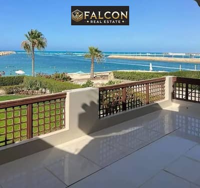 At the lowest price in El Alamein, a chalet in Marina 8, steps from the sea, in the middle of Crystal Lagoon, minutes from Marassi and the Latin Quart
