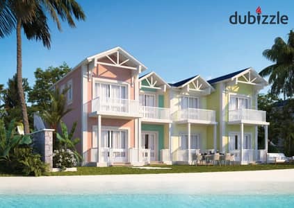 Fully finished chalet with private roof and lagoon view for sale in Cresta North Coast by Mountain View in Sidi Abdel Rahman