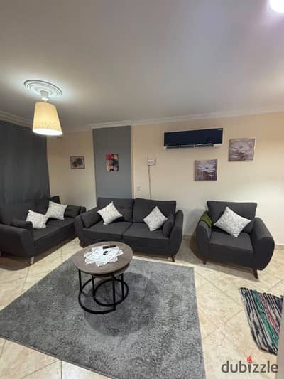 Studio apartment for sale great price fully furnished directly on the main road 64 sqm in Madinaty B7