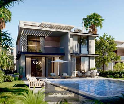 Townhouse in prime location with a direct view of the landscape near Al Jazeera Club and Palm Parks
