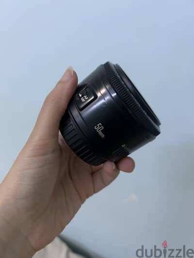 Canon lens 50mm f/18