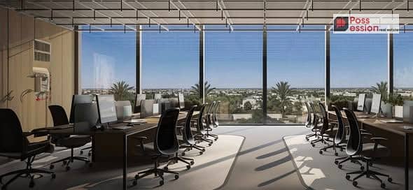 Administrative office for sale on Al Amal Axis, in front of Madinaty, with a monthly installment of EGP 38,000 - Day to Night Sarai Strib Mall