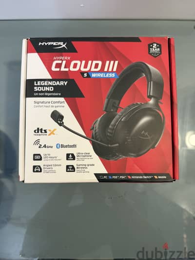 Hyperx cloud 3s wireless gaming headphone