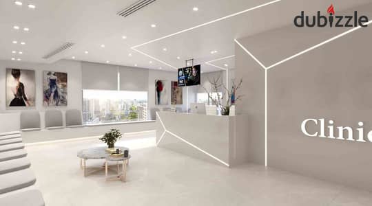Open your fully finished clinic with air conditioning and choose the payment plan that suits you inside a mall in New Cairo | 90th Street - Clinic for