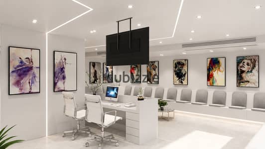 Open your fully finished clinic with air conditioning and choose the payment plan that suits you inside a mall in New Cairo | 90th Street - Clinic for