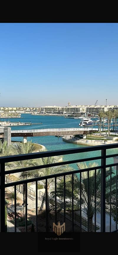 شاليه للايجار باطلالة مباشرة علي المارينا في مراسي الساحل الشمالي-سيدي عبدالرحمن -marassi