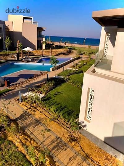 فيلا للبيع صف أول بحر إستلام فوري متشطبه بالكامل سوبر لوكس في قريه بوهو العين السخنه _ Ain Sokhna _ Boho