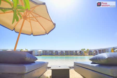 1bed chalet fully finished with acs & kitchen in hacienda north coast sea view