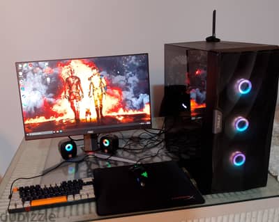 Pc gaming intel i7 9700k and rtx 2060 6gb and monitor aoc 144hz