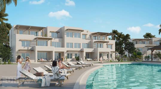 A Near Delivery Sea View and Fully Finished  2-Bedroom Penthouse Chalet in Hacienda West Ras al Hekma by Palm hills, 15% DP & 7-Year Installments plan