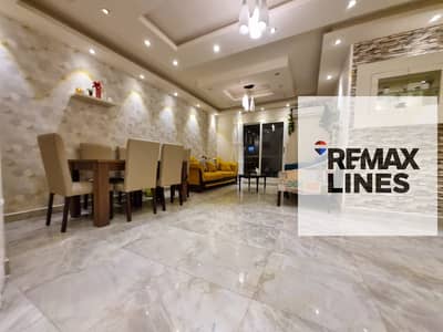 Furnished apartment for rent in Madinaty 140m Garden view and services Wi-Fi B1