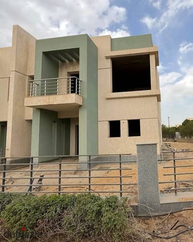 For sale in my city a duplex villa without interior finishing at a bargain price