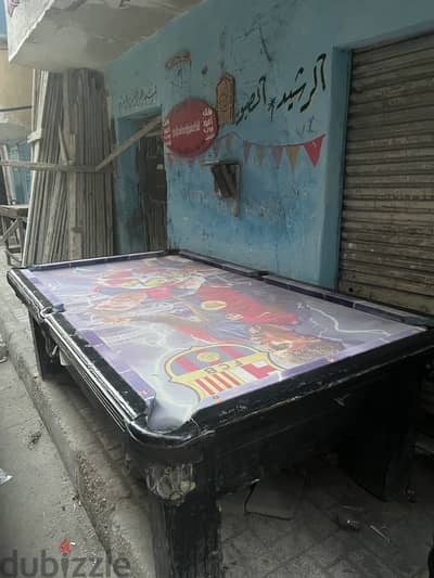 طرابيزة بلياردو بحالة جيدة جدا