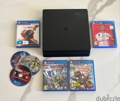 PS4 Slim 1TB with 7 games