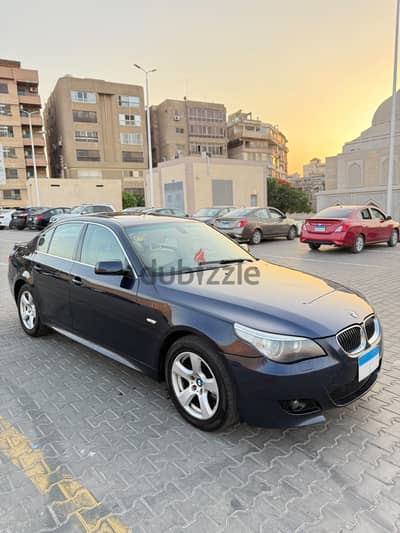 بي ام دبليو 525 2008  هاي لاين فبريكه  عداد 290 صيانات منتظمه