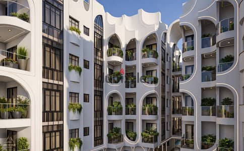 شقة غرفة وصالة 54م للبيع بالغردقة | Airport Resort | مقدم 25% وتقسيط 4 سنوات