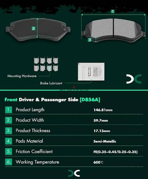 BRAKE PADS 6