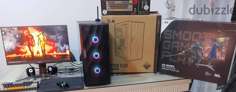 Pc gaming intel i7 9700k and rtx 2060 6gb and monitor aoc 144hz
