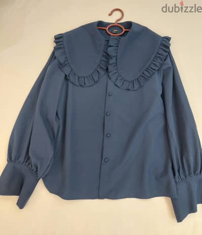 Navy blue SHEIN blouse