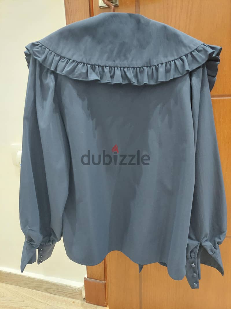 Navy blue SHEIN blouse 3