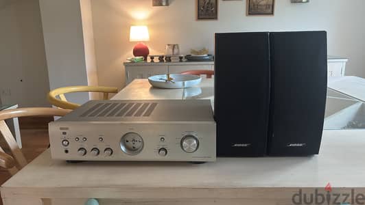Bose speakers + Denon amplifier