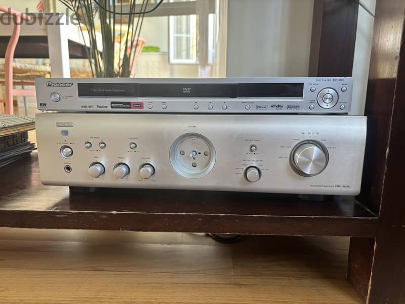 Bose speakers + Denon amplifier 2