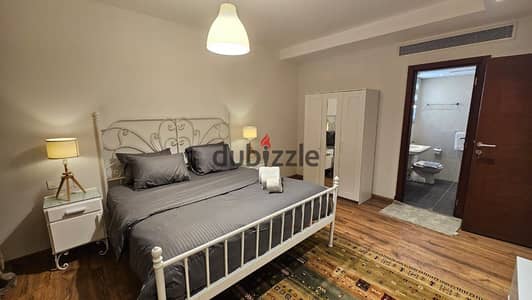 Apartment fully furnished for rent at compound cairo festival city new caro . Prime location direct on 90 street & ring road