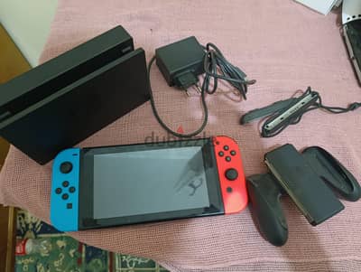 Nintendo Switch V2 with the Witcher 3 complete edition