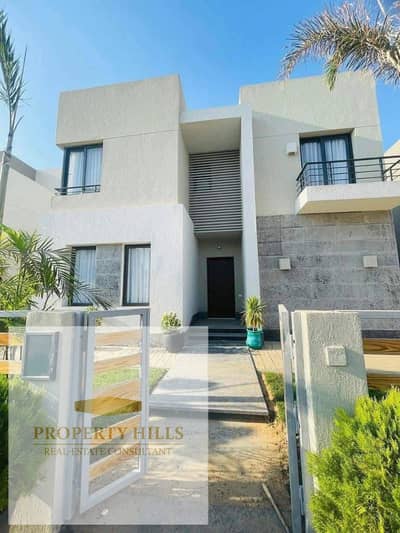 Villa ready for sale in Palm Hills, the gathering on the main ninety, you can see it at any time