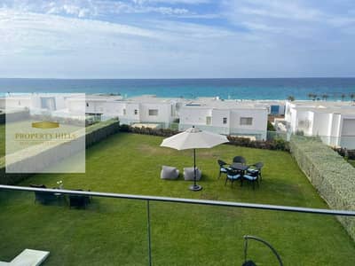 The lowest price for a chalet in Fouka Bay, finished with a breathtaking sea view, ready for inspection.