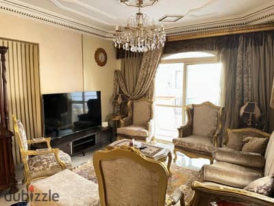 Apartment for sale in Grand City Compound, Zahraa El Maadi, near all services. Area: 130 sq mConsists of 2 bedrooms, reception, kitchen, and bathroom. 8