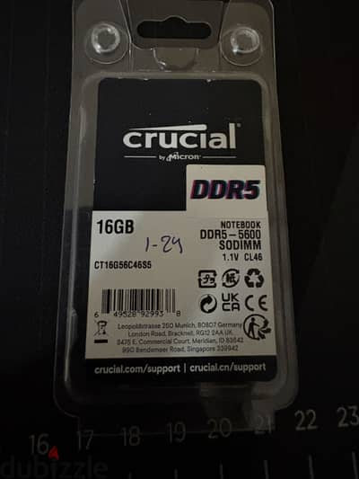 Crucial Ram 16gb 5600