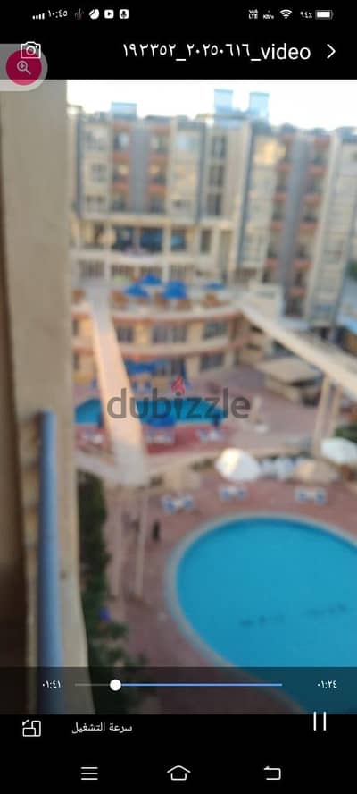 شاليه في ريتال فيو الساحل  القريه بيها اكو بارك و مفروش بالاجهزه