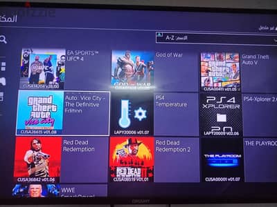ps4 معدل بحالة جبدة جدا