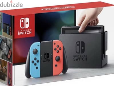 nintendo switch v1 زي الجديد بالظبط بالسكرين وقابل للتعديل