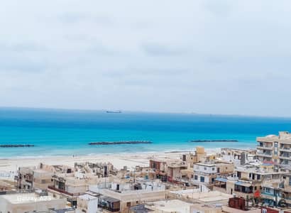 شقه بالروف في الإسكندرية شاطئ النخيل بانوراما بحر تشطيب الترا سوبر لوكس