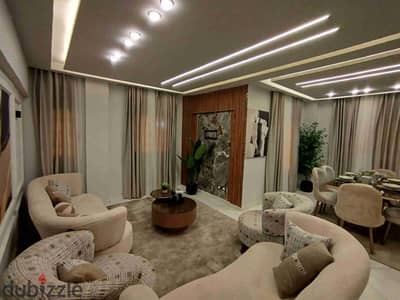شقه بالفرش الاجهزه الحديثة للبيع في الإسكندرية شاطئ النخيل بجوار الخدمات